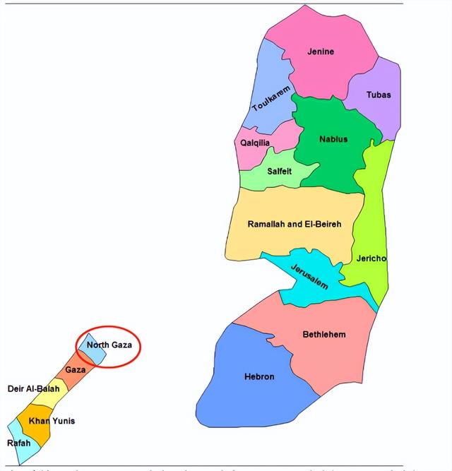 巴勒斯坦地区面积2.67万平方公里（巴勒斯坦北加沙省）(1)